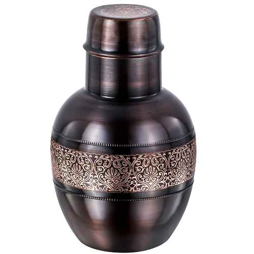 Surya Copper JAR with 2 Glass