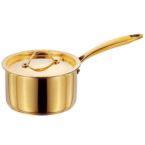 Full Brass 1 Sauce Pan Kalai Inside